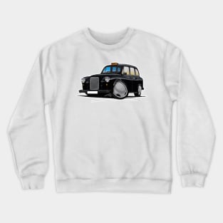 London Fairway Taxi Cab Black Crewneck Sweatshirt